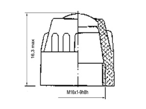 Габариты колпачка КС-3